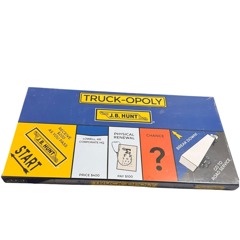 Truck-Opoly J.B. Hunt 2022 Edition Board Game New Factory Sealed Collectible